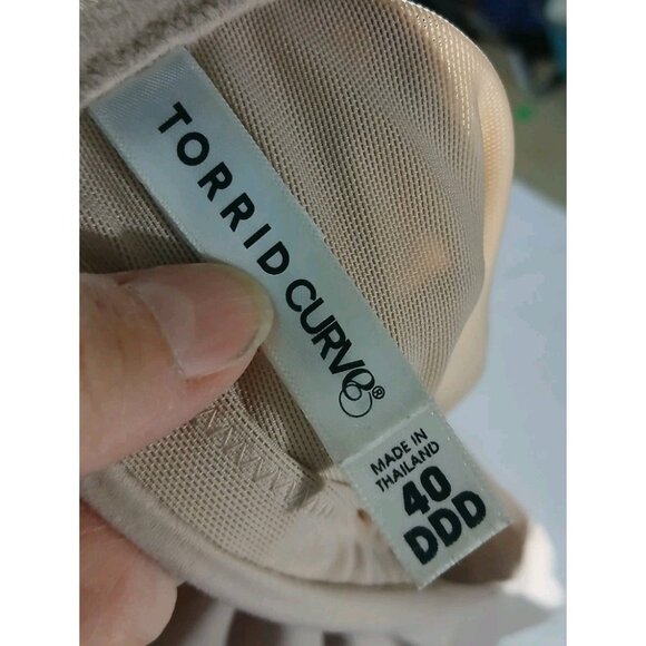 Torrid Curve Dream Wirefree Push Up Bra Size 40DDD Rose Dust - Picture 6 of 7